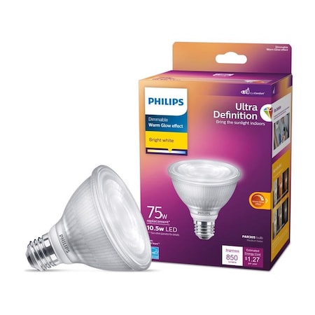 Philips Philips PAR30 E26 (Medium) LED Bulb Bright White 75 Watt Equivalence 1 pk 568311